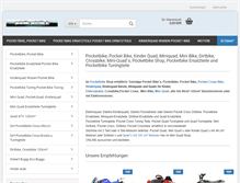 Tablet Screenshot of pocketbike-pocketbike.de